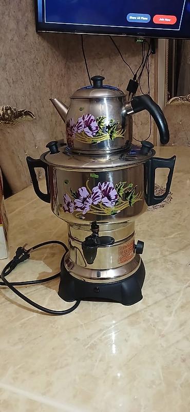 Все для дома и сада: Raymond elektrik samovarı – Klasik, naxışlı model. hec islenmiyib - — 4