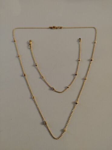 beş qaş uzuklər: В комплекте: Браслет, Колье, Pandora, Желтое золото, 585 проба, 493 г