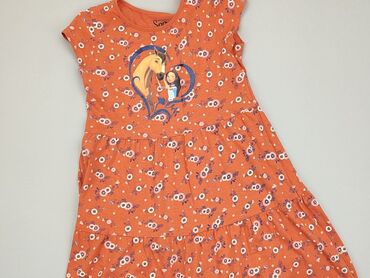 sukienki pomarańczowe: Sukienka, C&A, 9 lat, 128-134 cm, stan - Dobry