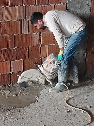 Beton işləri: Beton kəsimi və deşilməsi xidməti - Sənaye və yaşayış obyektlərində — 8
