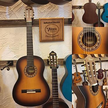 valencia gitara: Klassik gitara Valencia VC304 Üst:Sitka Spruce Qol: Teak — 1