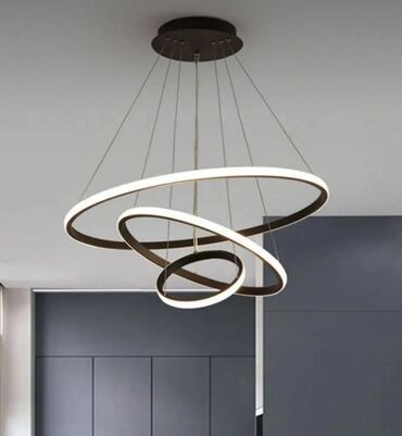 led lampalar: Çılçıraq, 3 lampa, Metal