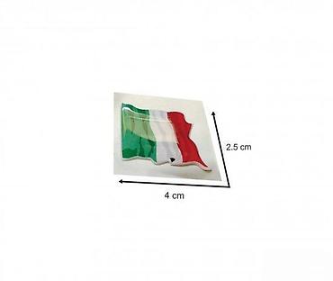 methyl 3: Italijanska Zastava - stiker - 1300 📌 Opis: Samolepljivi stiker — 1