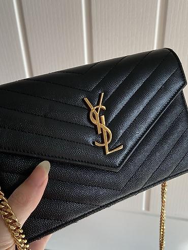 canta kisi ucun: Saint Laurent “Monogram” zəncirli çiyin/çarpaz çanta - Model: YSL — 6