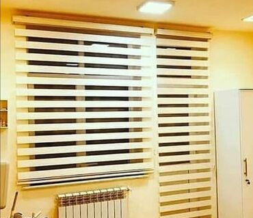 Rulon ştorlar: Zebra və jalüz stor pərdələr - Model çeşidləri: zebra (şəffaf/örtülü — 7