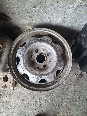 колесо ауди: Железные Диски R 14 Audi, Пара, отверстий - 4, Б/у — 1