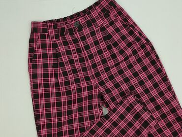 obcisłe krótkie spodenki: Bershka, Spodnie materiałowe damskie, rozmiar S