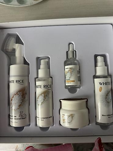 отруби рис: Набор ухода за кожей WHITE RICE — линия Whitening Moisture (Radiance — 1