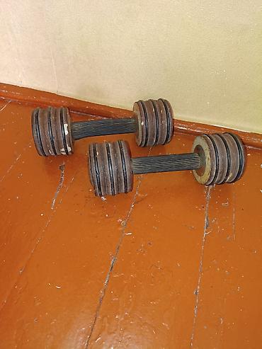Tənzimlənən metal qantel dəsti - Material: tam təmiz dəmir metal