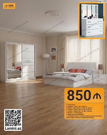 Ev və bağ: Yataq dəsti – Laconic & Minimalism (Kod: 11727) Komplektin — 1