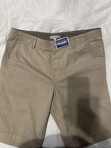 Шорталар: Эркектердин шортасы, XL, Calvin Klein, Жаңы, түсү - Саргыч боз, Өзү алып кетүү, Акылуу жеткирүү — 1