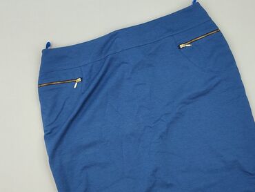 niebieskie sukienki plus size: Спідниця жіноча, розмір 4XL