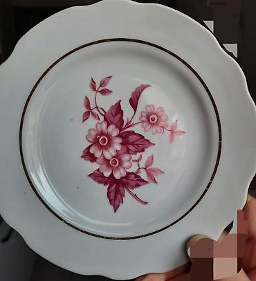 Наборы посуды: Посуда, фарфоровые тарелки СССР, размер 20×15 см, 11 шт — 7