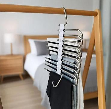 ormar za igračke: Višenamenski organizator/vešalica za pantalone i marame – set od 2 — 2