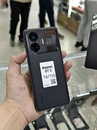 Realme: Realme GT3, Б/у, 1 ТБ, цвет - Черный, 2 SIM — 1