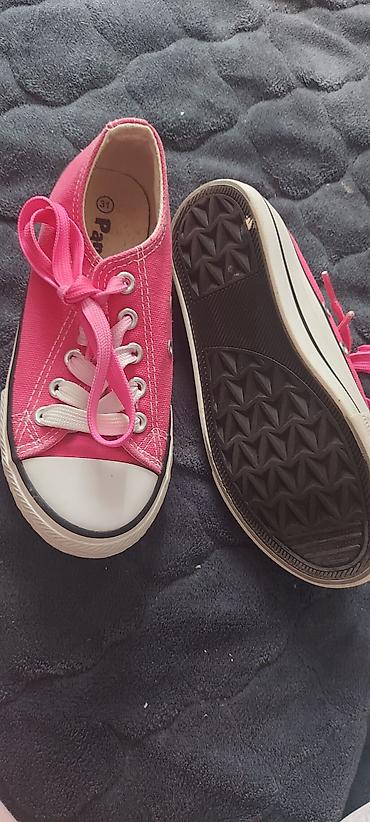 Kids' Footwear: Dečije patike – Pandino, platnene, niskog kroja, roze boje, u novijem — 2
