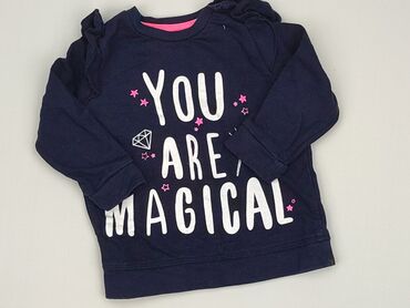pajacyk z weluru: Sweatshirt, 12-18 months, condition - Very good
