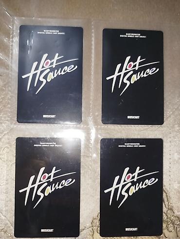 brend saat: BABYMONSTER MUSICCART kolleksiya kartları – “Hot Sauce” temalı set - — 2