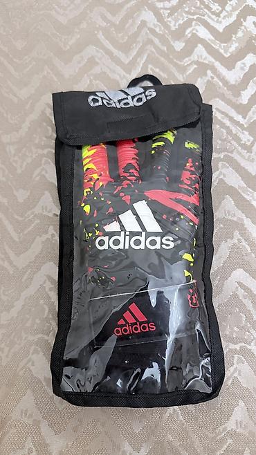 İdman və istirahət: Adidas qapıçı əlcəkləri - Brend: Adidas - Rəng: qara əsaslı, qırmızı — 1