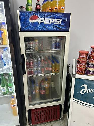 Холодильное оборудование: Pepsi brendli şüşə qapılı içki soyuducusu - Tip: ticarət vitrin — 1