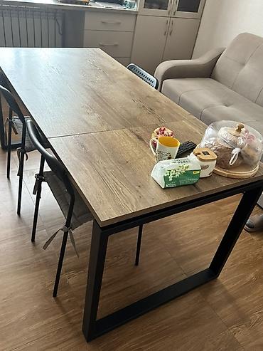 Обеденный/рабочий стол в современном стиле loft. - Столешница: ЛДСП