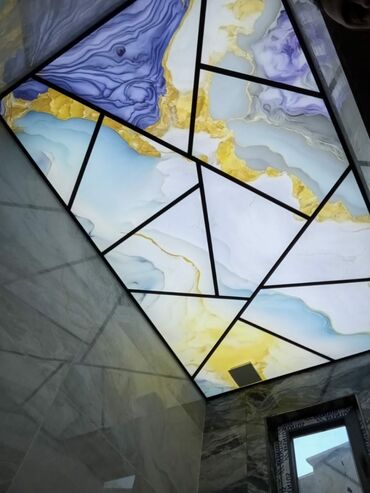 Kafel və metlax: Asma tavan, Şüşə, Suyadavamlı