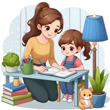 репетитор начальных классов на дому: Репетитор Математика, Окуу, Грамматика, жазуу Мектепке даярдоо