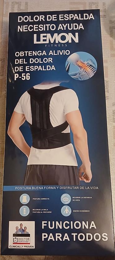 tibb geyimi: Lemon Fitness P-56 bel və kürək üçün duruş düzəldici Məhsul təsviri — 1