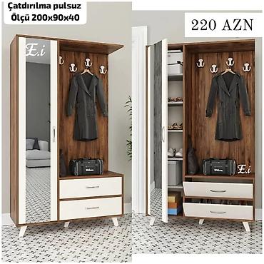 kombi ucun dolab: *Dəhliz dolabı 220Azn 💥* ✔️ ölçü 90x200x40 ✔️Rəng seçimi var — 1