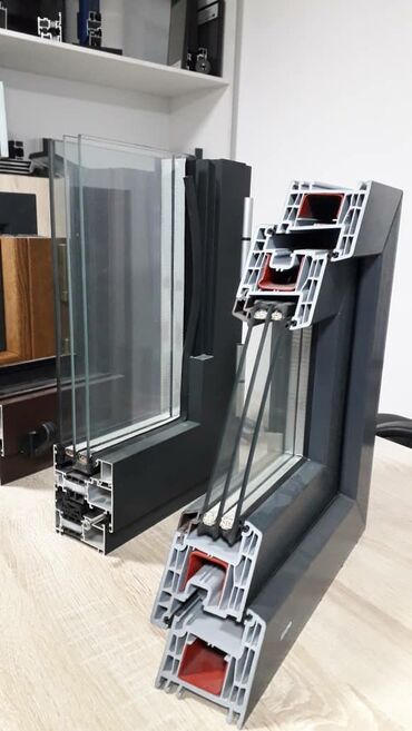 Алюминиевые окна на заказ: Алюминиевое окно на заказ, Тип окна: Стандартные, Бесплатная установка, В рассрочку — 7