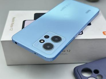 iphone 12min: Redmi, Redmi Note 12, Б/у, 256 ГБ, цвет - Голубой, 2 SIM — 2