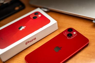 оригинальная зарядка айфон: IPhone 13, Б/у, 128 ГБ, Красный, Защитное стекло, Чехол, Кабель, 80 %