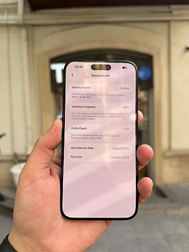 iphone 2 pro: IPhone 15 Pro Max, 256 GB, Blue Titanium, Zəmanət, Kredit, Simsiz şarj — 5