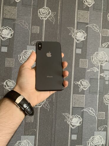 Apple iPhone: IPhone X, 256 GB, Qara, Zəmanət, Face ID