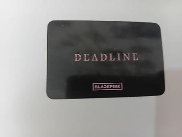 stol ustu oyun: Məhsul: K-pop temalı Orjinal koleksiya kartı – “DEADLINE | BLACKPINK” — 2