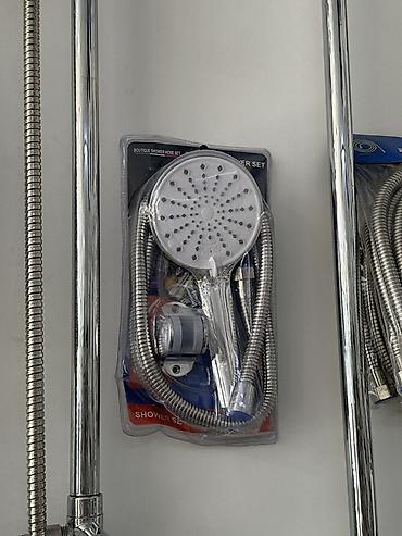 Душ топтомдору: Комплект для душа (Shower Set) Состав: - Ручная лейка круглой формы с lalafo.kg да — 1 Душ топтомдору: Комплект для душа (Shower Set) Состав: - Ручная лейка круглой формы с — 1