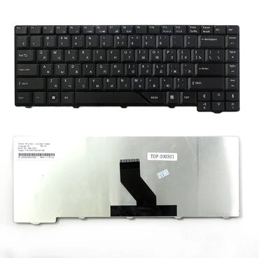 Чехлы и сумки для ноутбуков: Клавиатура для Aклав Acer AS 4730 6920 4710 glossy black Арт.119