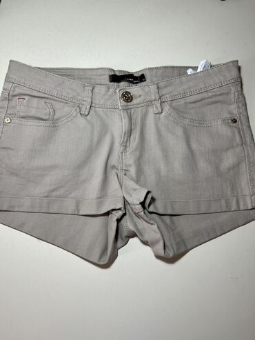 женские джинсовые шорты с поясом: Повседневные шорты, Джинс, Короткая модель, Индия, XL (EU 42)