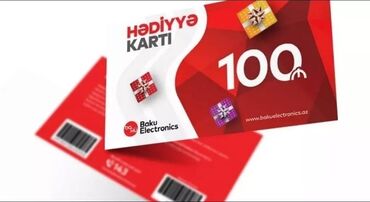 kisi hediyyeleri: Baku electronicsden 100 aznlik hediyye kartı satilir