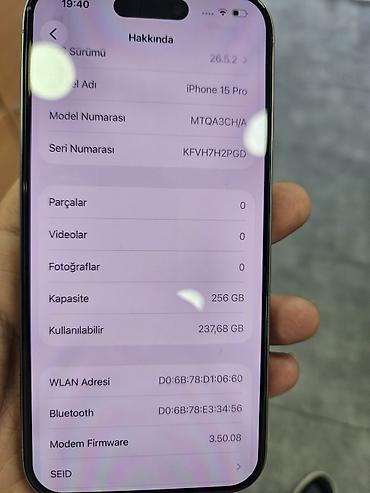 iphone xs max 64: IPhone 15 Pro, 256 GB, Gümüşü — 7
