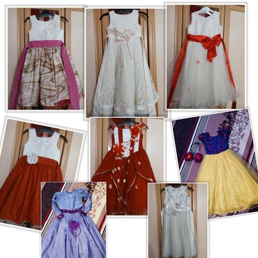 одежда на прокат: Детское платье, цвет - Белый