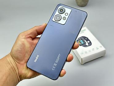 Уюлдук телефондор жана аксессуарлар: Redmi, Redmi Note 12, Колдонулган, 128 ГБ, түсү - Көк, 2 SIM — 1