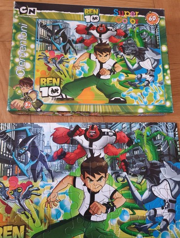 igračke konji: Ben 10 - cartoon network. puzzle - puzle - pazl kako ko voli. 60 kom