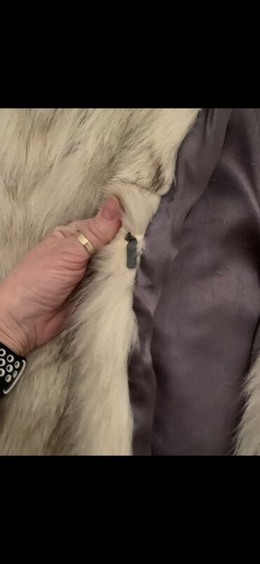 Krzneni kaputi: M, Sa postavom, Polarna lisica, bоја - Bež — 21