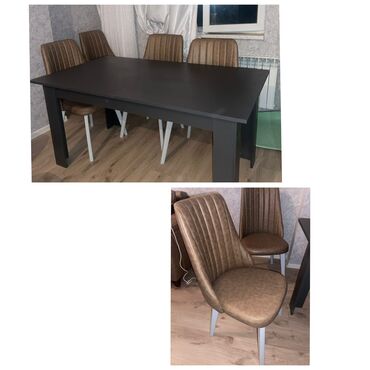 куплю морозилку б у: IlhMasa dəsti👇Qiyməti:*450* man. 8 stulla. İstifadə olunmayıb. Masa