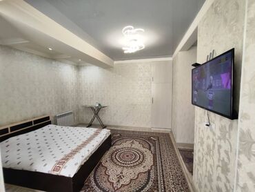 kvartira bishkek: 1 комната, Душевая кабина, Постельное белье, Кондиционер
