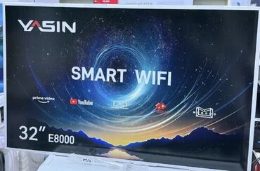 yasin телевизор бишкек: Продаю телевизор новый в упаковке 
yasin smart wifi
32 e9000