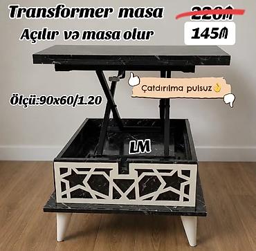 karta: Transformer masa – açılıb yüksələn mexanizm sayəsində həm jurnal — 1