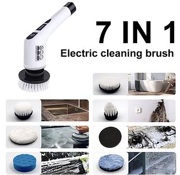 Süngərlər və fırçalar: 7-in-1 Simsiz Elektrik Təmizlik Fırçası – 25W Xüsusiyyətlər: - 7 — 4