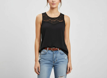 koszulka bez pleców: Women`s top, size S